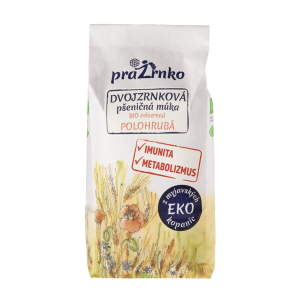 Dvouzrnková mouka polohrubá BIO - Obrázek 1