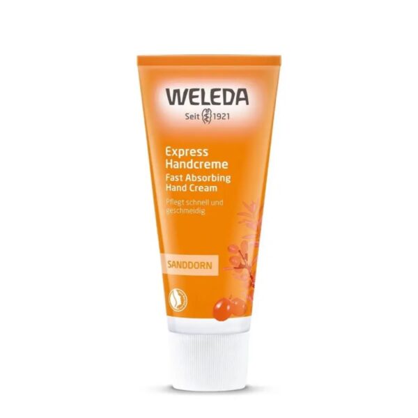 vickywall-produkt-weleda-express-handcreme-sanddorn Rakytníkový krém na ruce - Obrázek 1