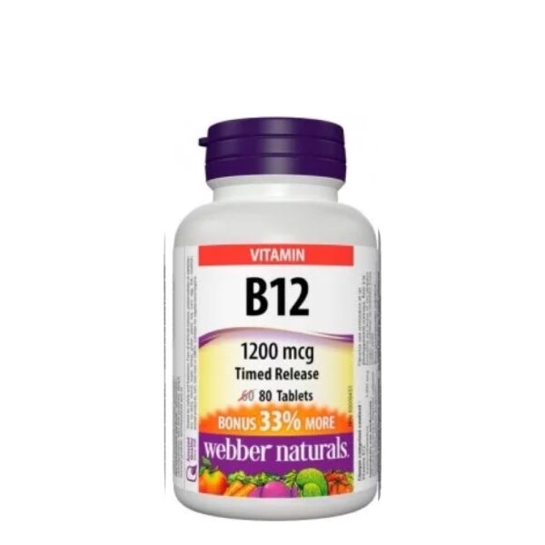 vickywall-produkt-webber-naturals-b12-1200mcg Vitamin B12, tablety - Obrázek 2