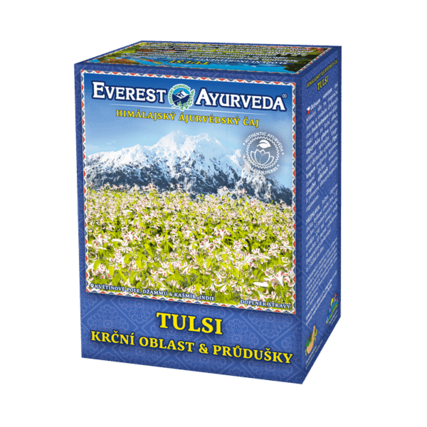 caj_tulsi TULSI čaj na hrdlo a průdušky - Obrázek 1